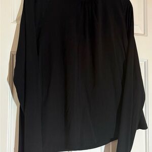 Black Long Sleeve Blouse St. John Sport